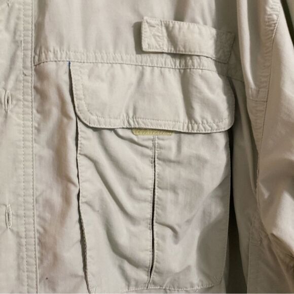 Bass Pro Worldwide Sportsman Long Sleeve Vented Button Down Shirt Men Size XL - Picture 8 of 9